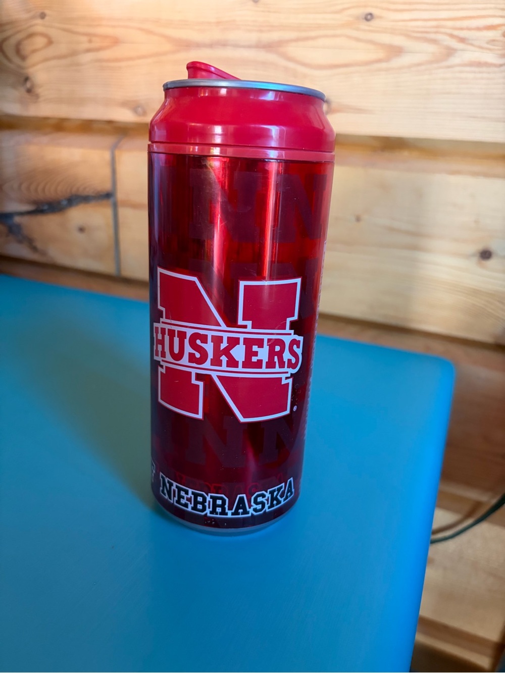 Nebraska Huskers Red Travel Tumbler - Insulated Home Games Drinkware